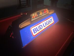 Budweiser Bud Light Blue Pool Table Hanging Light