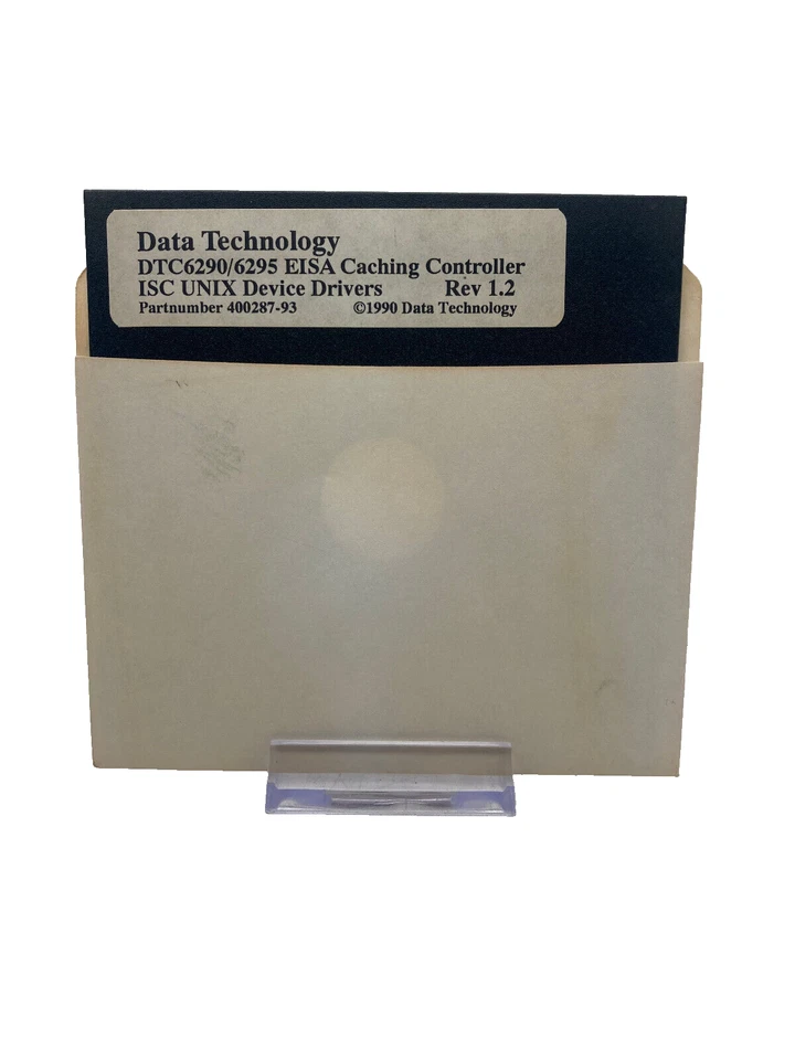 Data Technology DTC6290/6295 EISA ESDI Interface Caching Controller SCO UNIX 1.2 - Image 1 of 1