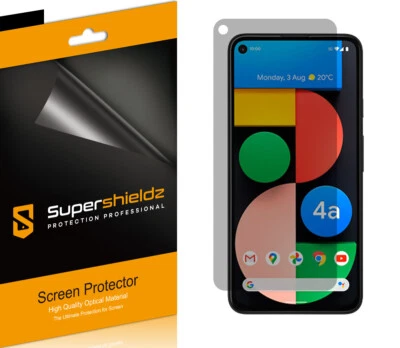 2X Supershieldz Privacy Anti-Spy Screen Protector for Google Pixel 4a - Image 1 of 2