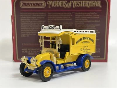 Renault Tipo Ag 1910 James Neale & Figli Ltd Models Of Yesteryear 1:3 8 Matchbox - Immagine 1 di 4