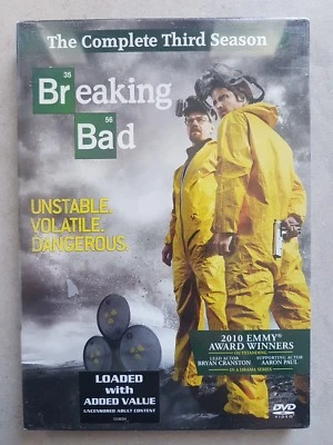 Breaking Bad The Complete Third Season 3 Three DVD Box Set - BRAND NEW SEALED - Image 1 of 2