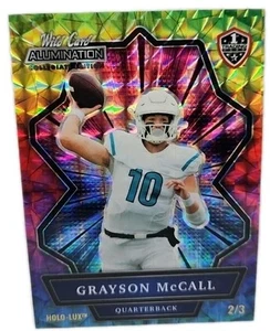 2021 Wild Card Allumination NIL Edizione Collegiale - Grayson McCall Rainbow 2/3 - Foto 1 di 2