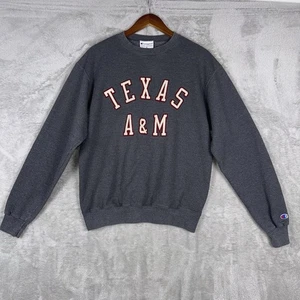 Champion Texas A&M Pullover Sweatshirt Mens Medium Retro Y2K Vintage Inspired - Picture 1 of 9