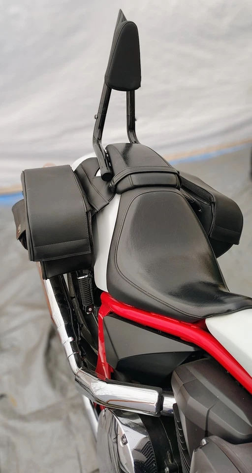 Passenger Backrest Sissy bar Black Bagger For Honda Fury VT1300CX 2010-2024 1.25 - Image 1 of 4
