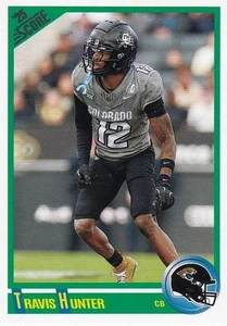 2025 Panini Score - Tarjeta de aniversario #5 Travis Hunter (RC) - Jaguars - Imagen 1 de 2
