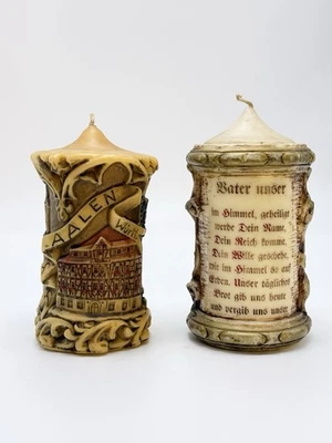 Juego de velas alemanas en relieve anguila construcción vela y decoración de guión de oración del Señor’s Foto 1 de 4