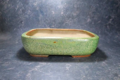 Vaso bonsai giapponese originale "Hattori" opere antiche, di Tokoname. - Immagine 1 di 4