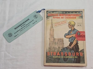 1941 Third Reich Germany Strasbourg German Economic Power Exhibition Guide Book - Picture 1 of 24