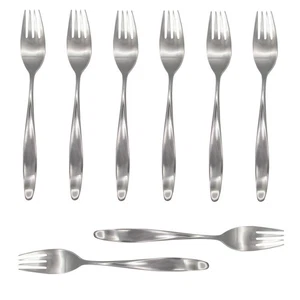 Lauffer Design 2 / Design II 18/8 Stainless Steel Dinner Fork (Set of Eight) - Picture 1 of 4