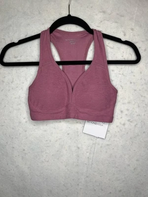 Beyond Yoga Sports Bra Womens XS Pink Racerback Longline Workout Athletic Top - Image 1 of 4