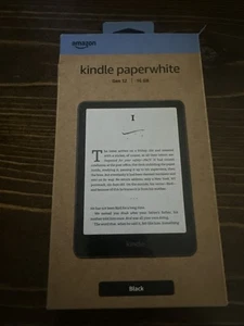 Amazon Kindle Paperwhite 12th Generation - 16GB - 7” - Black. New Factory Sealed - Picture 1 of 2