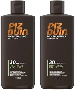 Piz Buin Moisturising Sun Lotion SPF30, 200ml (Pack of 2) - Picture 1 of 6