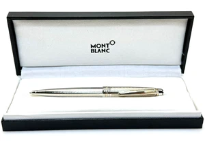 PENNA A SFERA MONTBLANC MEISTERSTUCK ARGENTO STERLING ORZO MAIST - Foto 1 di 7
