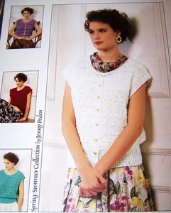Sleeveless Cardigan or Top in DK Robin #21595 - Picture 1 of 1