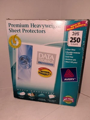 Avery Premium Heavyweight Sheet Protectors, Clear, 250 Count - Image 1 of 2