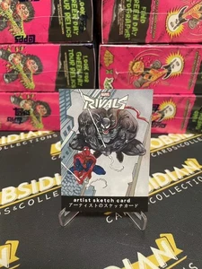 2025 Rivals Japan Studio MARVEL Spider-MAN VENOM AP Sketch Card 1/1 - Picture 1 of 2