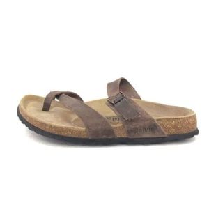 Betula by Birkenstock Mayari Summer Sandals Womens Size 11 EUR 42 Brown Leather - Picture 1 of 11