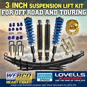 3 Inch Front + 2 Inch Rear Levelling Lift Kit for Nissan Navara D40 no STX550 - Picture 1 of 4