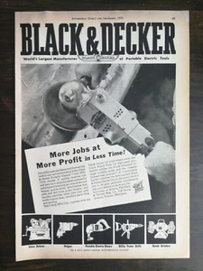 Vintage 1937 Black and Decker Electric Tools Sander Full Page Original Ad 622 - Picture 1 of 1