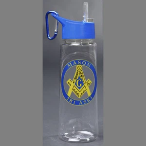 Masonic Eastman Tritan 700Ml Water Bottle with Carabiner Hook - Picture 1 of 2