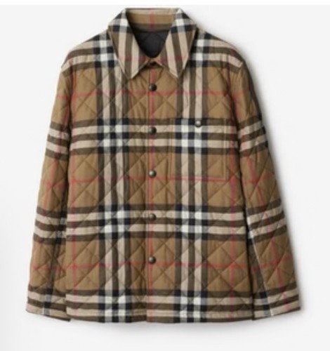 Giacca camionista Burberry trapuntata modello neutro grande