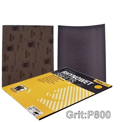 Indasa Rhynowet Plusline C00032 Sanding Sheets 230x280mm P800 Grit 25 Sheets