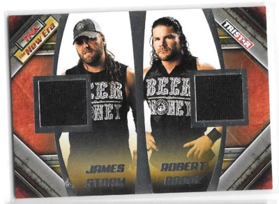 2010 TRISTAR TNA New Era Dual Memorabilia Silver #M10 Storm Robert Roode /199 - Image 1 of 2