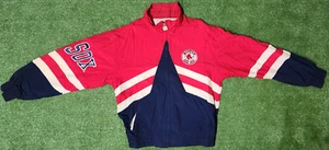 Vintage Boston Red Sox Windbreaker Jacket Logo Athletic MLB Baseball Size Large - Picture 1 of 8