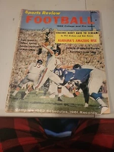 1962 Sports Review Football magazine, Bill Wade, Chicago Bears GOOD - Picture 1 of 9