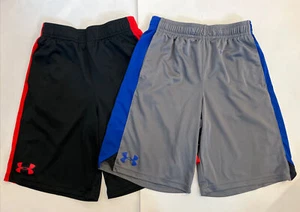 2 Under Armour heat gear short (Youth medium) loose fit - side pockets - Picture 1 of 18