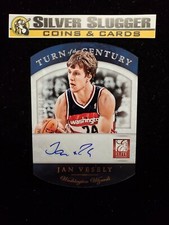 2013-14 Jan Vesely Elite Die-Cut Auto /100! Washington Wizards!