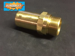 Quadrajet Fuel Filter Housing NEW for Long Filter 1965-1971 Qjet Inlet - Bild 1 von 3