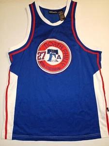 Vintage 90's Starter Asphalt Legend Men's Philadelphia 76ers Philly Jersey Sz M - Picture 1 of 3
