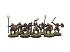 MORRANON ORC WARRIORS 8 lord of the rings warhammer 28mm Painted MESBG HOBBIT