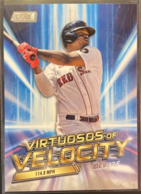 RAFAEL DEVERS. 2023 Topps Stadium Club. #16. Virtuosos of Velocity.  Red Sox.  - Image 1 of 2