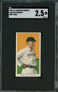 1909-11 T206 Carolina Brights Ray Demmitt SGC 2.5 SUPER LOW POP! - Picture 1 of 2