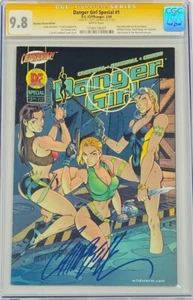 Danger Girl Special #1 JSC Wetsuit Dynamic Forces DF Signed Campbell CGC 9.8 SS - Picture 1 of 1
