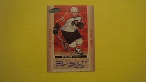 2005 06 Parkhurst Signatures Ben Eager Autograph Philadelphia Flyers