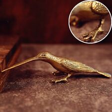 1PC Cute Woodpecker Statue Solid Brass Figurines Sculpture Decorate Gift Vintage