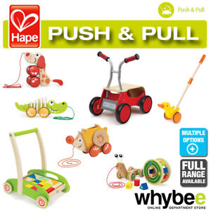 HAPE Push & Pull Toy Full Range of Wooden Walk Along Walkers Toys Children 12M+