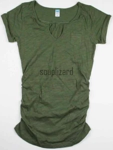 New Old Navy Women's Maternity Solid Olive Shirt Tee Top T-Shirt NWOT Size M - Picture 1 of 3