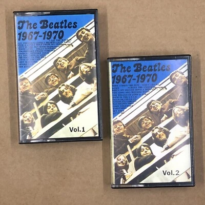 BEATLES Cassette Tape 1967-1970 BLUE ALBUM RARE APPLE RECORDS MALAYSIA RELEASE - Image 1 of 4