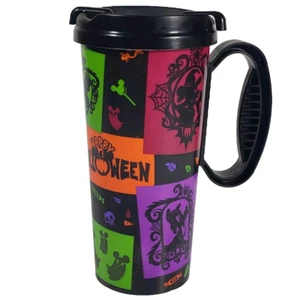 Mickey Mouse Halloween Disney Parks Travel Mug – Refillable Plastic Cup - Picture 1 of 13