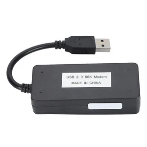 New USB 56K External Dial Up Fax Data Modem Dual RJ11 Ports Support Caller ID Co - Picture 1 of 22