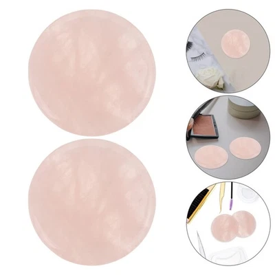 2 Pcs Eyelash Extension Patch Stone Pallet Grafting Pink Supplies - Image 1 of 4