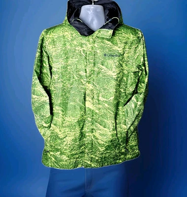 Chaqueta Columbia Omni Tech Viento Lluvia Para Hombres Talla M Verde Camuflaje Bolsillos Capucha ¡Prístina! Foto 1 de 4