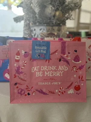 Trader Joes’s Edición Limitada Vacaciones Reutilizable Bolso de Compras Juego de 3 2025 Foto 1 de 3