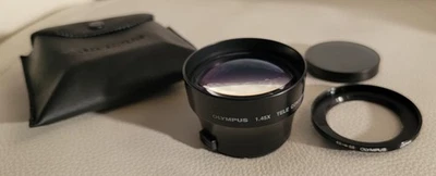 Japan OLYMPUS 1.45x Tele Conversion 46mm Lens w/ New 43-55 Ring & Original Case - Image 1 of 4