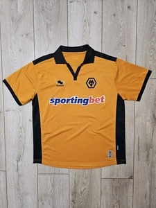WOLVERHAMPTON 2010 2011 HOME FOOTBALL SHIRT WANDERERS SOCCER JERSEY M BURRDA - Picture 1 of 7