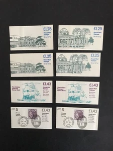 GB 1980's Group of Various Stamp Booklet Issues Complete UM. - Picture 1 of 2